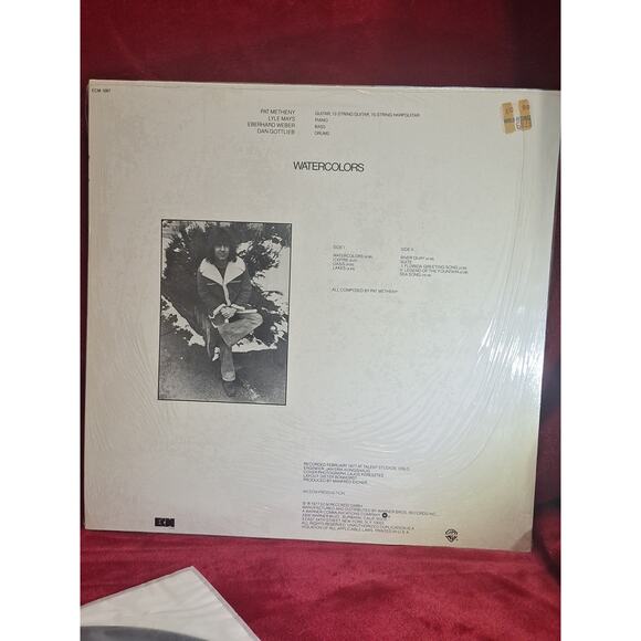 Pat Metheny – Watercolors Vinyl LP ECM 1097 Shrink NM/VG+ - Picture 5 of 6